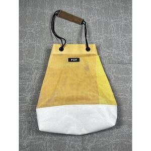 Handcrafted Upcycled People for Urban Progress PUP Backpack